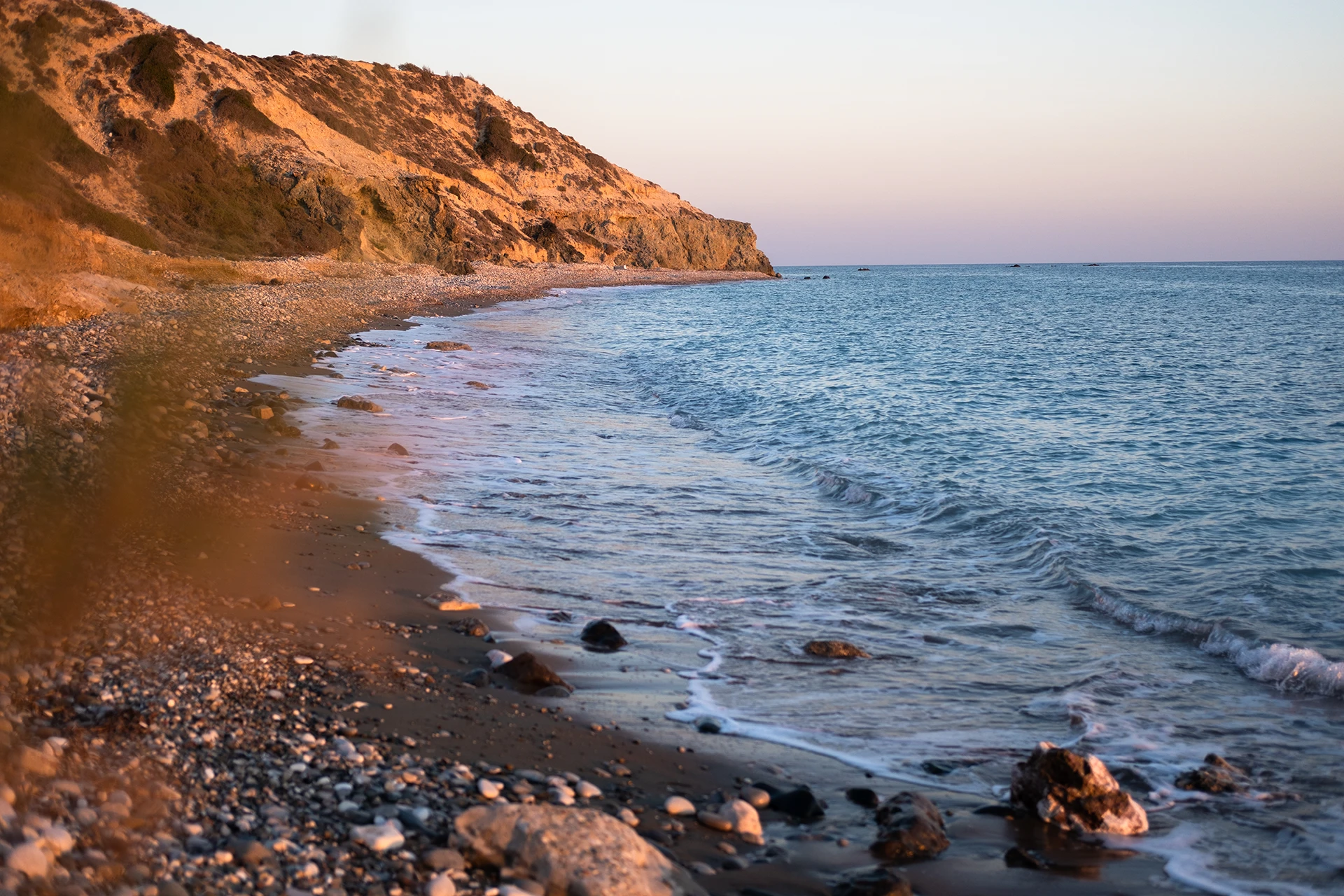 ineia rock climbing site cyprus