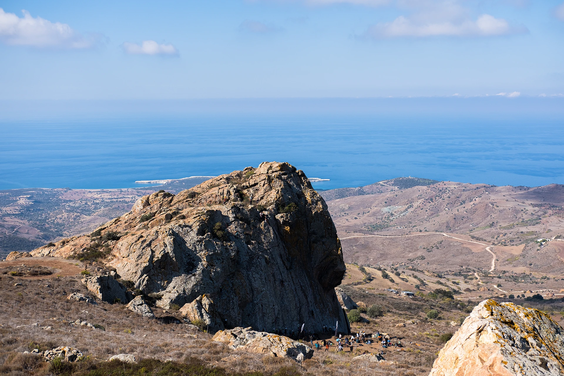 ineia rock climbing site cyprus