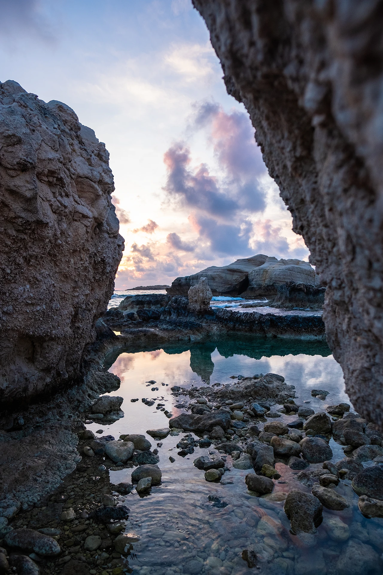 sea caves pegeia cyprus